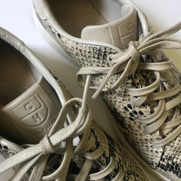 Cole Haan grandpro snake print tennis sneaker - Picture 3 of 8
